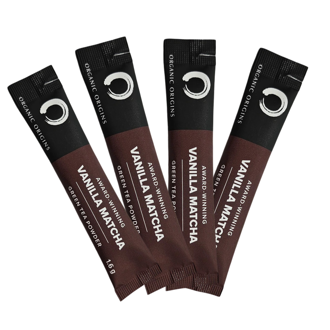 Organic Origins Premium Vanilla Matcha Stick Packs